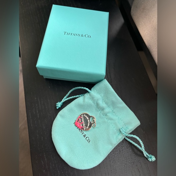 NWT Please Return to Tiffany Pink Splash Charm RARE - Picture 2 of 5